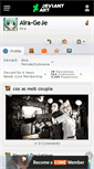 Mobile Screenshot of aira-geje.deviantart.com