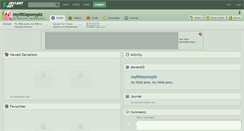 Desktop Screenshot of mylittleponyplz.deviantart.com