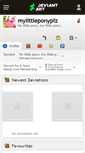 Mobile Screenshot of mylittleponyplz.deviantart.com
