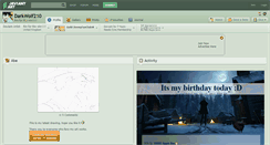 Desktop Screenshot of darkwolf210.deviantart.com