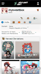 Mobile Screenshot of mysweetbox.deviantart.com