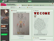 Tablet Screenshot of furryfemales.deviantart.com