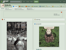 Tablet Screenshot of emily-gl.deviantart.com