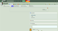 Desktop Screenshot of hellovanity.deviantart.com