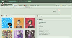 Desktop Screenshot of chestnut-chan.deviantart.com