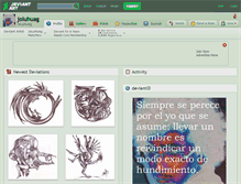 Tablet Screenshot of joluhuag.deviantart.com