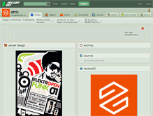 Tablet Screenshot of etrix.deviantart.com