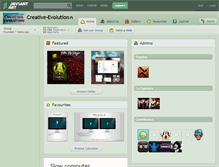 Tablet Screenshot of creative-evolution.deviantart.com