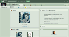 Desktop Screenshot of evernight-academy.deviantart.com