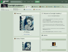 Tablet Screenshot of evernight-academy.deviantart.com