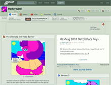 Tablet Screenshot of masteryubel.deviantart.com