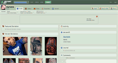 Desktop Screenshot of marioink.deviantart.com