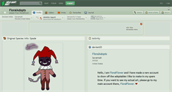 Desktop Screenshot of floraladopts.deviantart.com