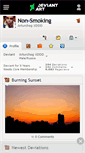 Mobile Screenshot of non-smoking.deviantart.com
