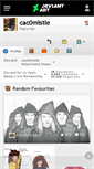 Mobile Screenshot of cac0mistle.deviantart.com