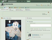Tablet Screenshot of on-park-benches.deviantart.com