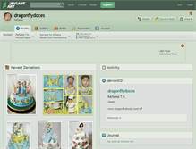 Tablet Screenshot of dragonflydoces.deviantart.com