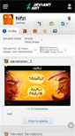 Mobile Screenshot of hifzi.deviantart.com