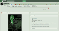 Desktop Screenshot of darrkestdrow.deviantart.com
