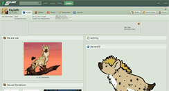 Desktop Screenshot of cayleth.deviantart.com