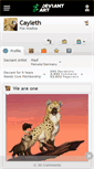 Mobile Screenshot of cayleth.deviantart.com
