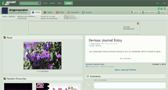 Desktop Screenshot of dragonspeaker.deviantart.com
