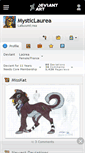 Mobile Screenshot of mysticlaurea.deviantart.com