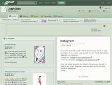 Tablet Screenshot of jezzychan.deviantart.com