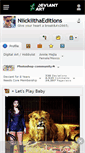 Mobile Screenshot of niickiithaeditions.deviantart.com