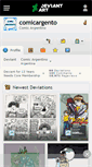 Mobile Screenshot of comicargento.deviantart.com