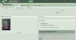 Desktop Screenshot of darkitexture.deviantart.com