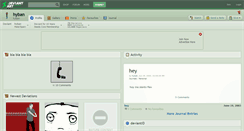 Desktop Screenshot of hyban.deviantart.com