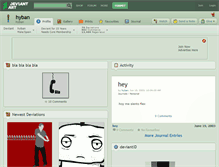 Tablet Screenshot of hyban.deviantart.com