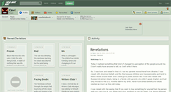 Desktop Screenshot of cawl.deviantart.com