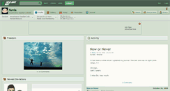 Desktop Screenshot of famia.deviantart.com