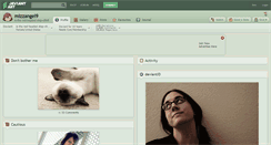 Desktop Screenshot of mizzangel9.deviantart.com
