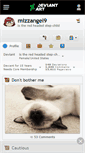 Mobile Screenshot of mizzangel9.deviantart.com