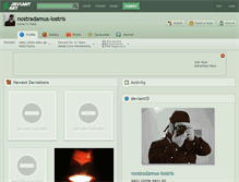 Tablet Screenshot of nostradamus-lostris.deviantart.com