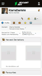 Mobile Screenshot of klarradaniele.deviantart.com