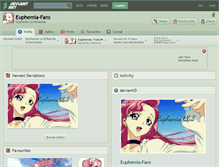 Tablet Screenshot of euphemia-fans.deviantart.com