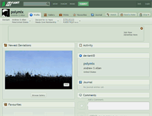 Tablet Screenshot of polymix.deviantart.com