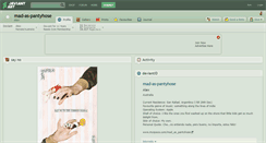 Desktop Screenshot of mad-as-pantyhose.deviantart.com