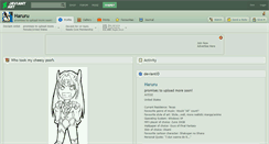 Desktop Screenshot of haruru.deviantart.com