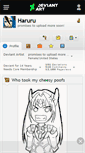 Mobile Screenshot of haruru.deviantart.com