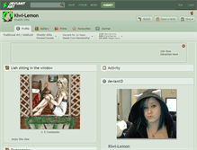 Tablet Screenshot of kiwi-lemon.deviantart.com