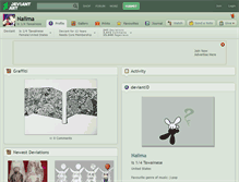 Tablet Screenshot of naiima.deviantart.com