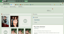 Desktop Screenshot of discosheets.deviantart.com