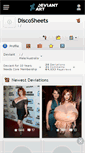 Mobile Screenshot of discosheets.deviantart.com