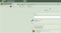 Desktop Screenshot of dragonfirebender.deviantart.com