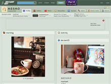Tablet Screenshot of m-e-s-h-o.deviantart.com